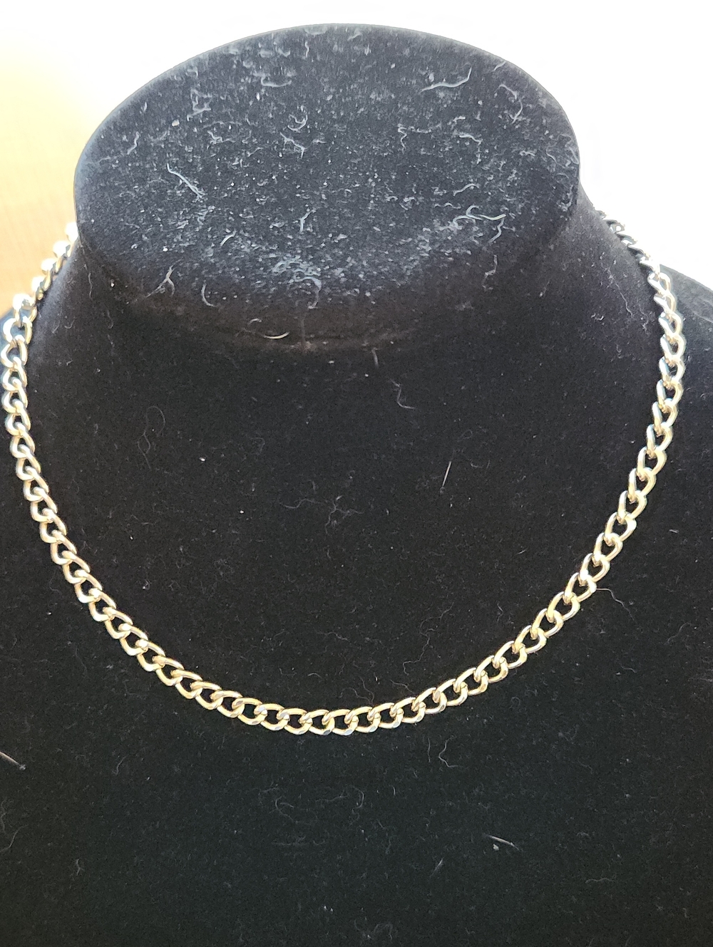 Silver Tone Cuban Link Chain